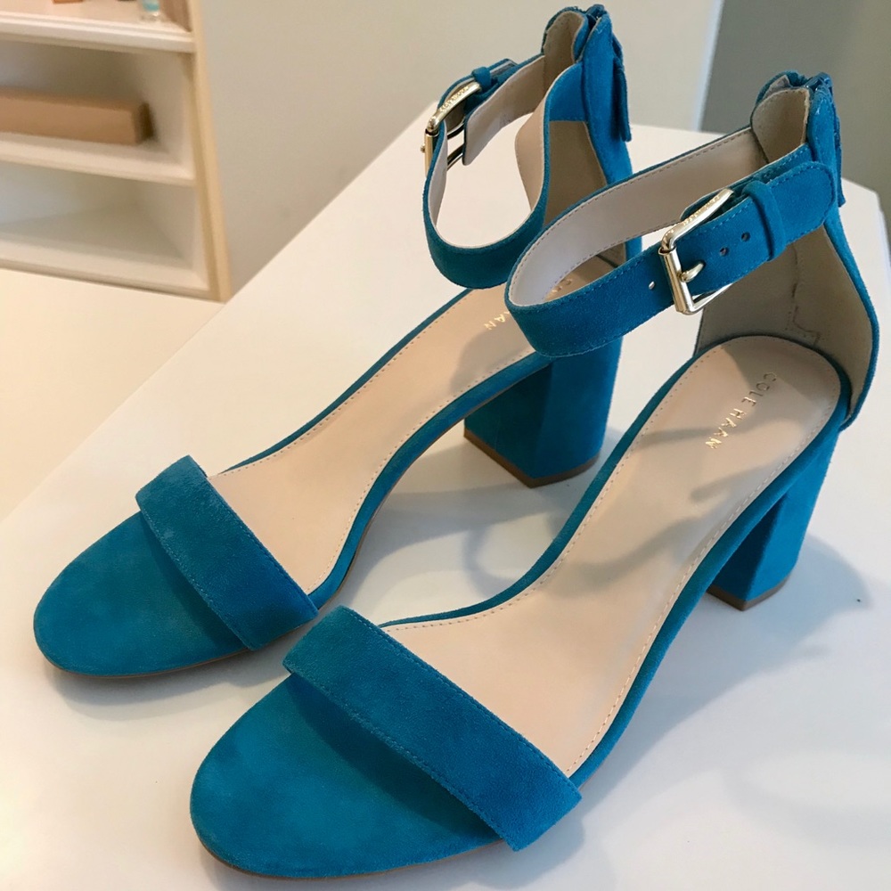 NEW Cole Haan Clarette Sandal Tahitian blue 10 1/2